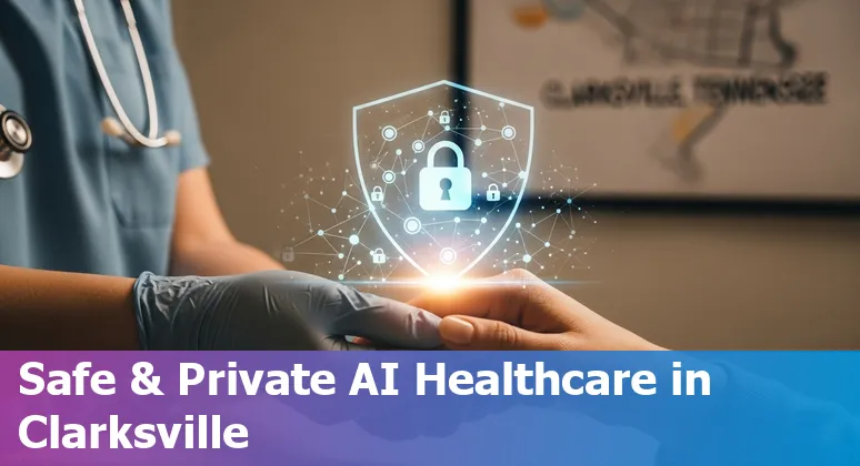 Healthcare professionals using AI tools in a Clarksville, Tennessee clinic in 2025