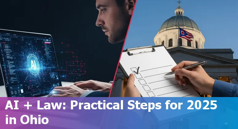 Lawyer using AI tools in Cleveland, OH office — 2025 guidance image