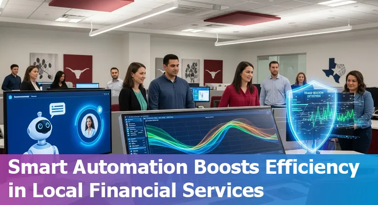 AI-powered financial services in College Station, Texas, US: chatbot, fraud detection, and automation helping local banks cut costs and improve efficiency