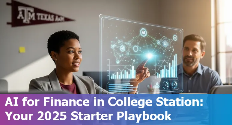 Students and professionals learning AI for financial services at Texas A&M in College Station, Texas, 2025