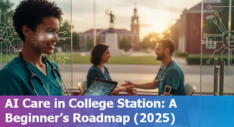 Healthcare professionals using AI tools in College Station, Texas hospital setting, 2025