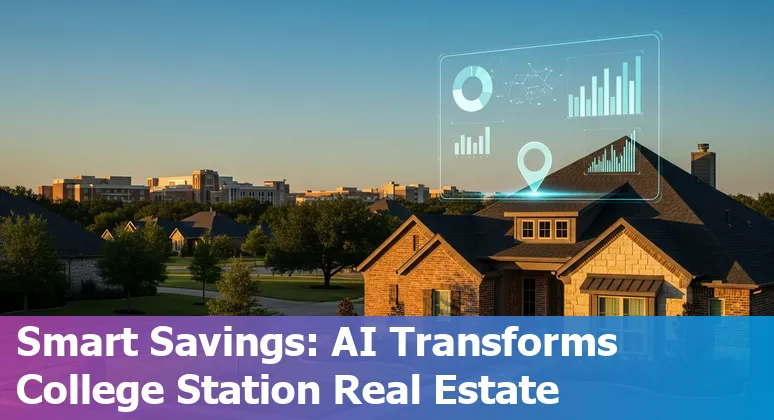College Station, Texas real estate office using AI-powered listing tools and data dashboards