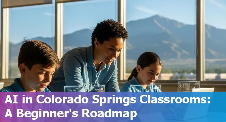Educator using AI tools in a Colorado Springs classroom, Colorado, USA in 2025