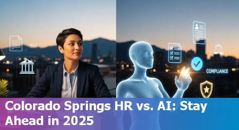 HR team reviewing AI impact assessment and compliance checklist in Colorado Springs, Colorado, USA