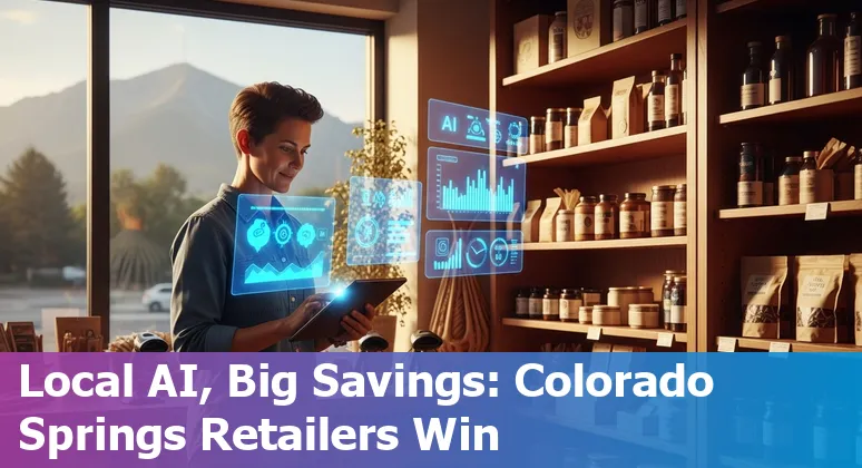 Retail store using AI tools in Colorado Springs, Colorado, US — inventory, pricing, and scheduling dashboards