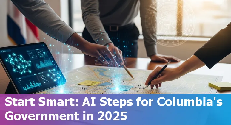 City hall staff using AI dashboards in Columbia, Missouri in 2025 — municipal government AI guide image