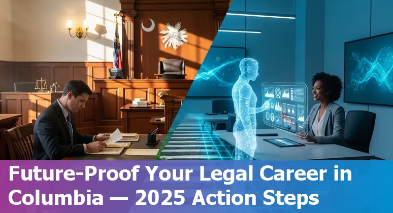 Columbia, South Carolina lawyer using AI tools on a laptop: legal tech in South Carolina, 2025
