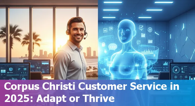 Customer service agent and AI chatbot in Corpus Christi, Texas — hybrid support in 2025