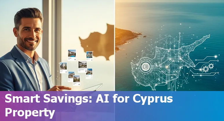 Real estate agent using an AI dashboard to manage Cyprus property listings and virtual viewings in Cyprus