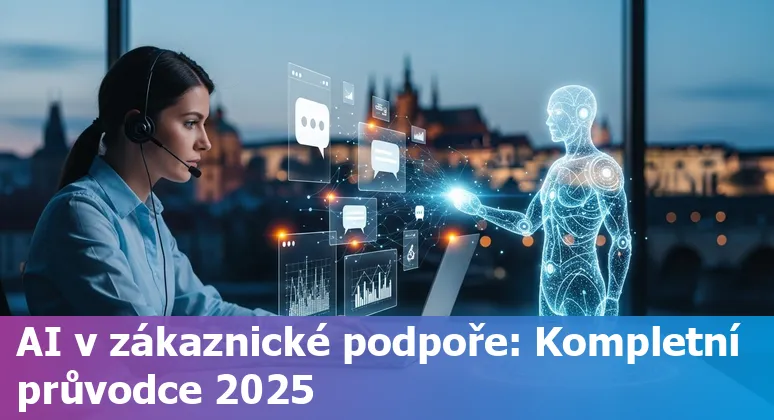 Customer service professional using AI tools in Czech Republic, 2025