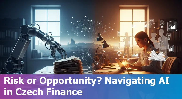 Finance team using AI tools in an office in the Czech Republic, 2025