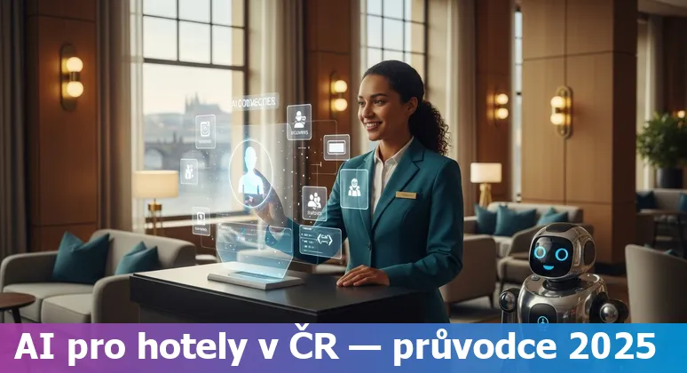 Hotel staff using AI dashboard in a Czech Republic hotel, 2025
