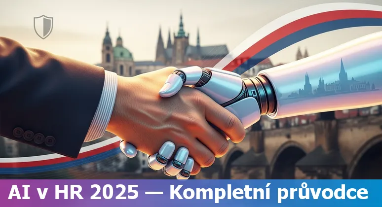 HR professional using AI dashboard in an office in the Czech Republic, 2025