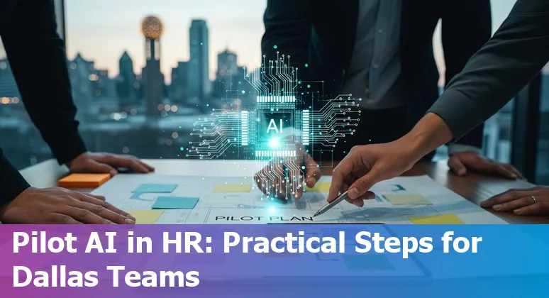 HR professional using AI tools in Dallas, Texas office — 2025 guide
