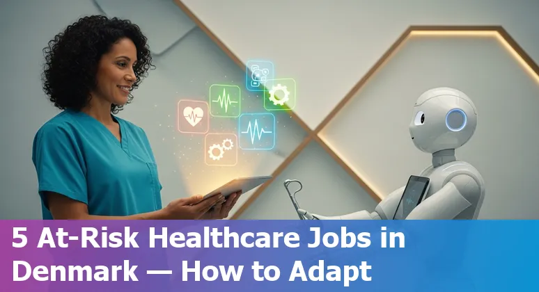 Danish healthcare team reviewing AI-assisted medical images and discussing adaptation strategies