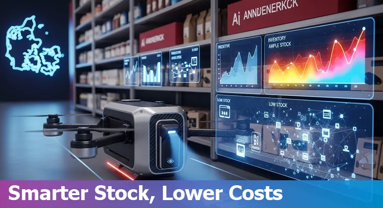 Retail AI dashboard in Denmark showing forecasting, dynamic pricing and energy optimization