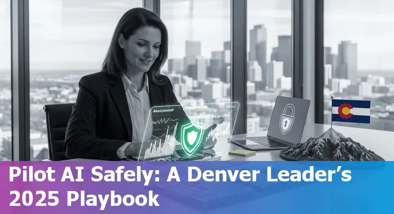 Finance professional using AI tools in Denver, Colorado office — adapting to AI in 2025