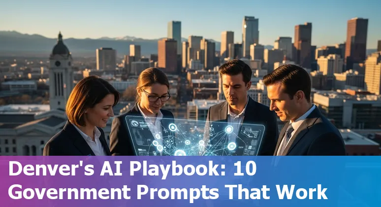 Denver civic AI use cases featuring GovTribe, DataRobot, Alteryx, and state OIT compliance icons