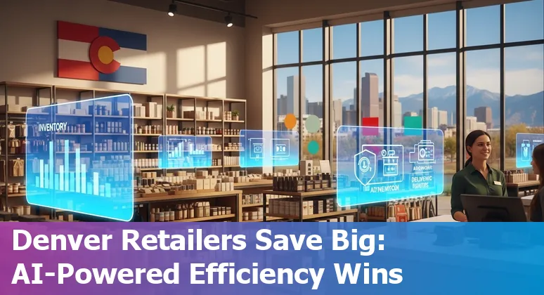 Denver, Colorado retail staff using AI dashboards and smart shelves to cut costs and improve efficiency in Colorado
