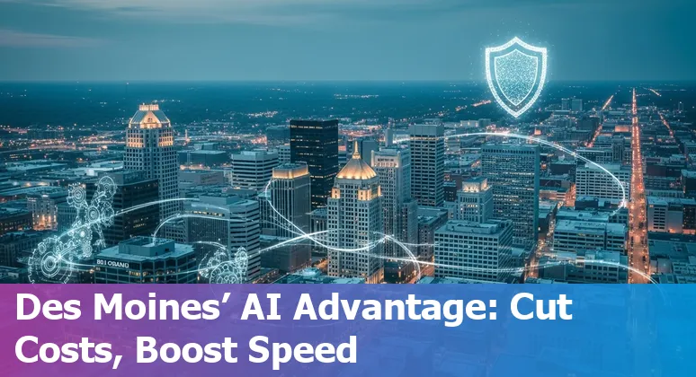 Des Moines, Iowa financial services team using AI dashboards to cut costs and improve efficiency in Des Moines, Iowa