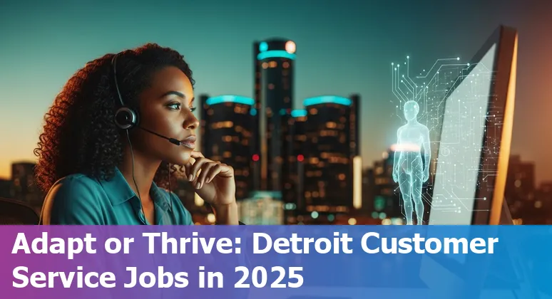 Detroit, Michigan customer service agent using AI tools—2025 Michigan workforce plan context