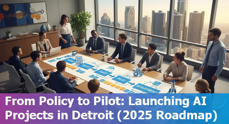 Detroit, Michigan government officials reviewing AI use cases and policy in 2025