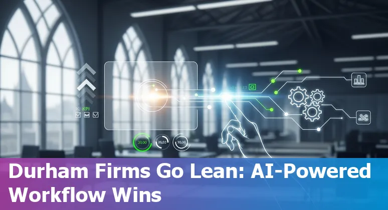Durham, North Carolina financial services team using AI dashboard to cut costs and improve efficiency in North Carolina.