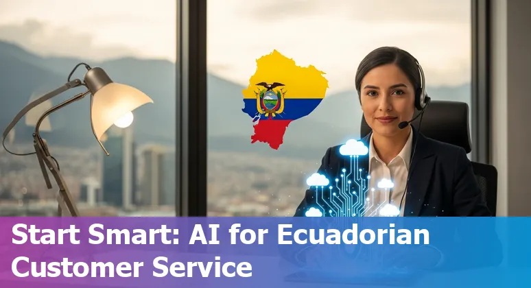Customer service agent using AI dashboard in Ecuador, 2025