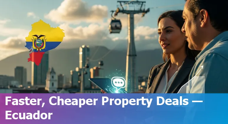 AI tools improving cost savings and efficiency for real estate companies in Ecuador