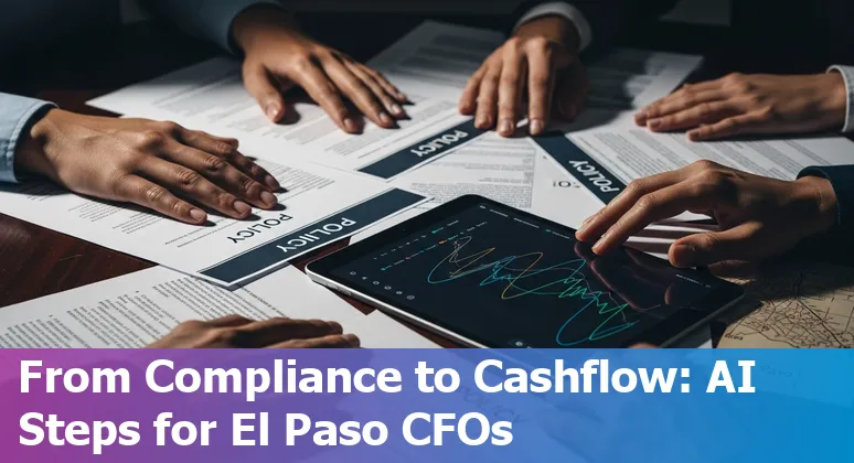 Finance professional in El Paso, Texas using AI-powered analytics dashboard in 2025