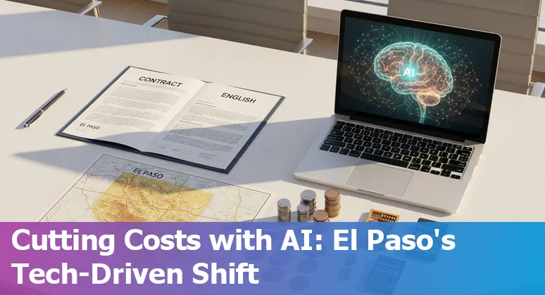 El Paso, Texas financial services team using AI tools on laptops for bilingual customer support and fraud detection in the US