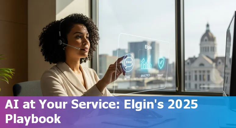 Customer service agent using AI dashboard for Elgin, IL customer support in 2025