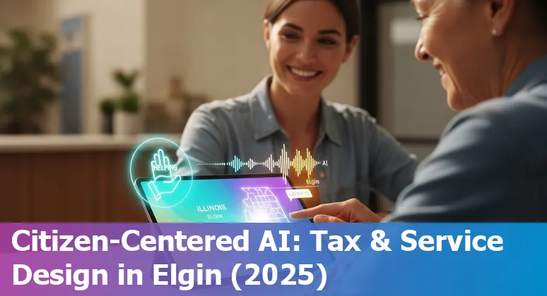 City of Elgin, Illinois government team discussing AI adoption roadmap in 2025