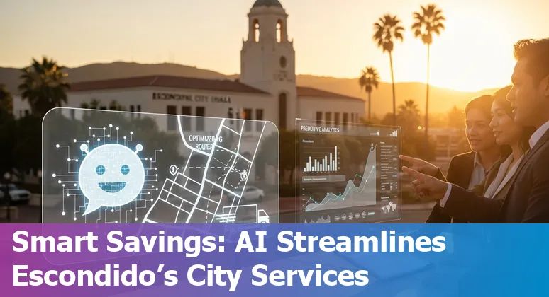 City hall staff using AI dashboards to improve services in Escondido, California, US