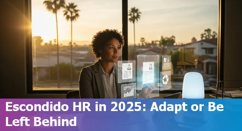 HR professional and AI tools in Escondido, California — balancing automation and human touch in 2025