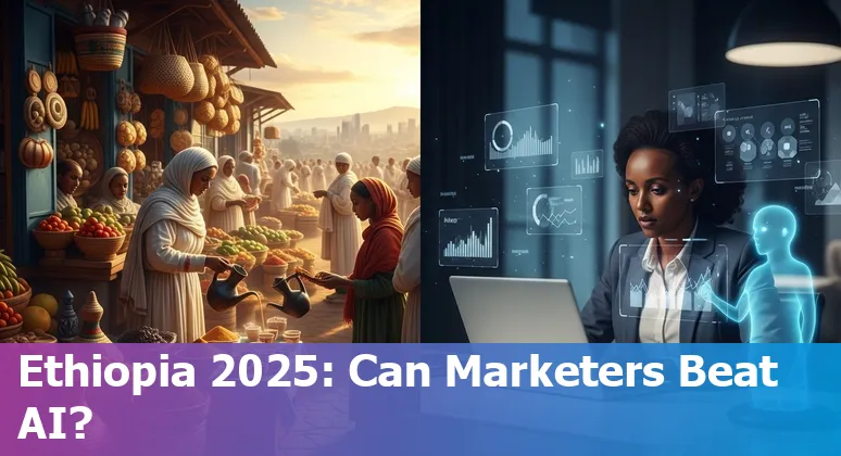 Ethiopia marketers using AI tools in 2025 - illustrative image of Ethiopian digital marketing scene