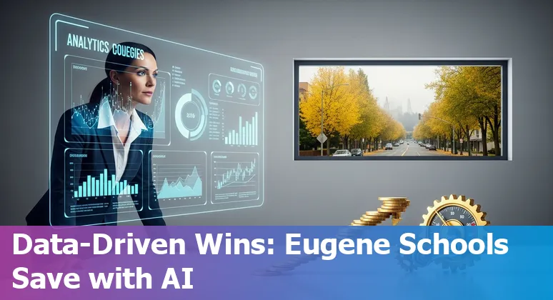 Eugene, Oregon education team using AI chatbots and analytics to cut costs and improve efficiency in Eugene, OR
