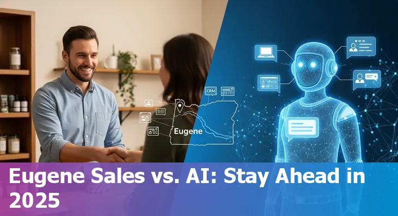 Eugene, Oregon sales team using AI tools on laptops, illustrating AI and sales jobs in Eugene, Oregon in 2025