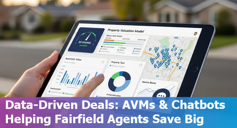 Real estate agent using AI tools for listings in Fairfield, California, US