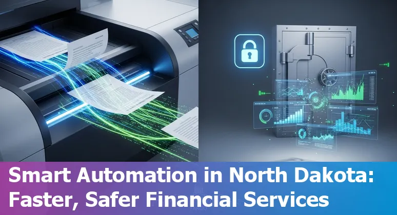 Financial services team in Fargo, North Dakota using AI tools to cut costs and improve efficiency