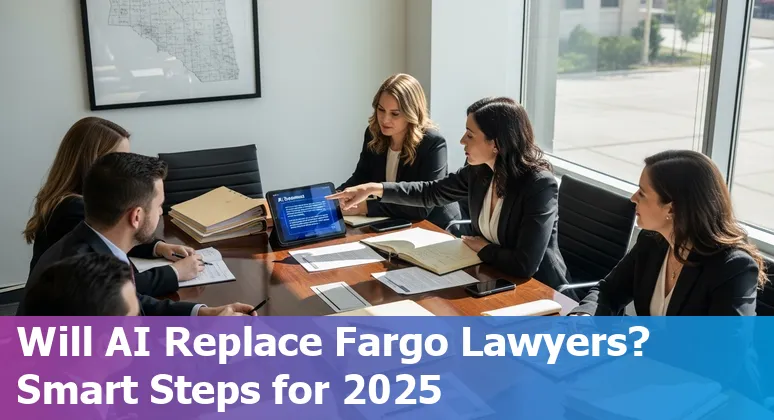 Lawyers and paralegals in Fargo, North Dakota, US discussing AI tools and eDiscovery in 2025