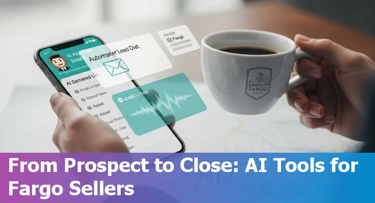 Sales professional in Fargo, North Dakota using AI tools at Chipp Con 2025 workshop, July 2025