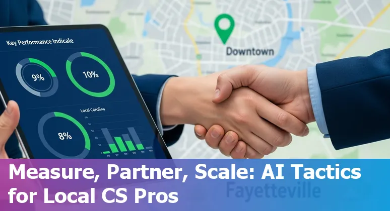 Customer service team using AI tools in Fayetteville, Arkansas office, 2025