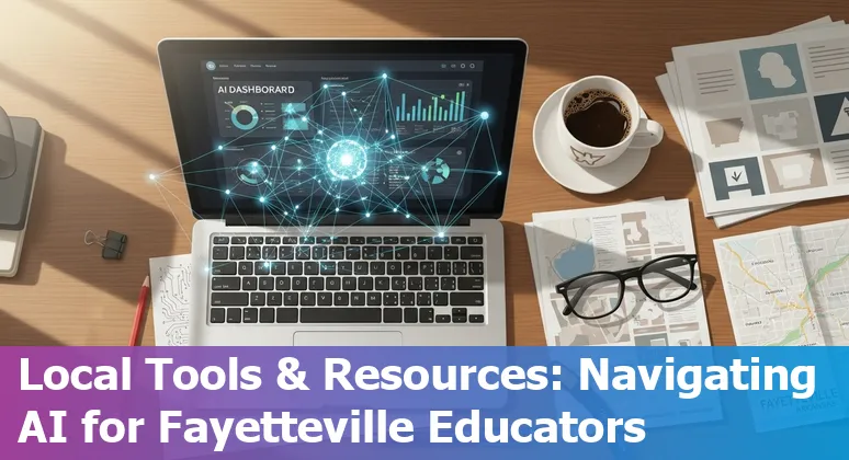 Educators and students using AI tools in a Fayetteville, Arkansas classroom in 2025