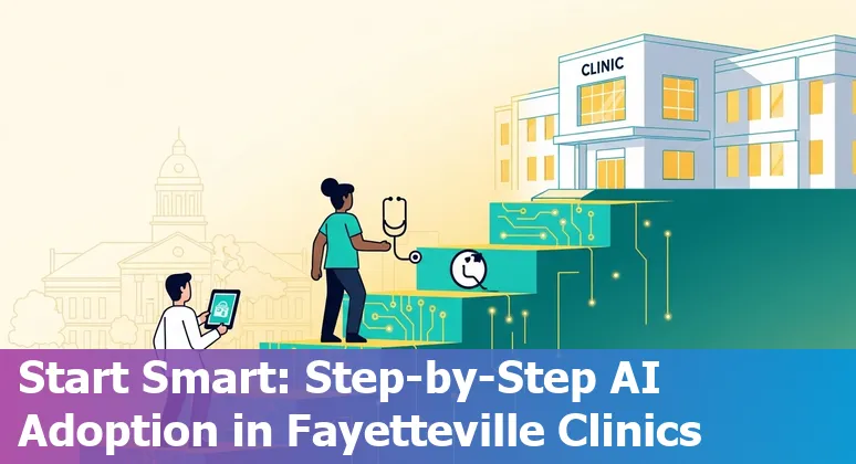 Healthcare professionals using AI tools in a Fayetteville, North Carolina hospital setting in 2025