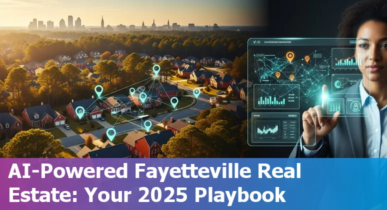 Agent using AI-powered virtual tour and analytics for a Fayetteville, North Carolina property in 2025