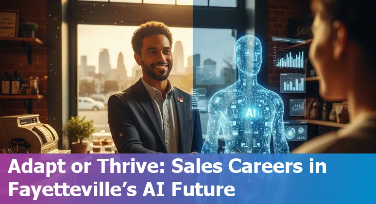 Sales team using AI tools in Fayetteville, North Carolina office — 2025 adaptation and reskilling