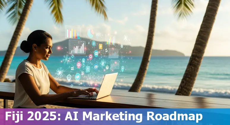 Marketing professional using AI tools in Fiji in 2025