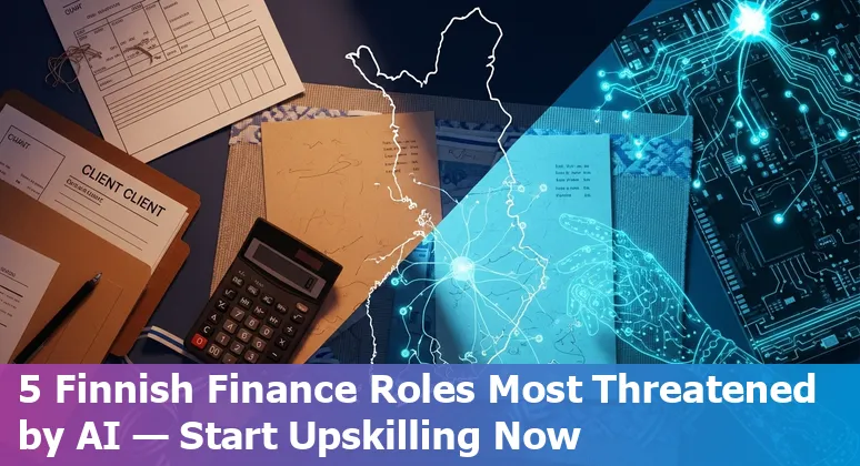 Finnish financial-services professionals learning digital skills to adapt to AI and automation