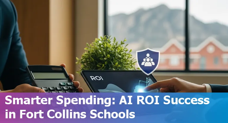AI-assisted classroom dashboard showing cost savings and efficiency gains for Fort Collins, Colorado education companies